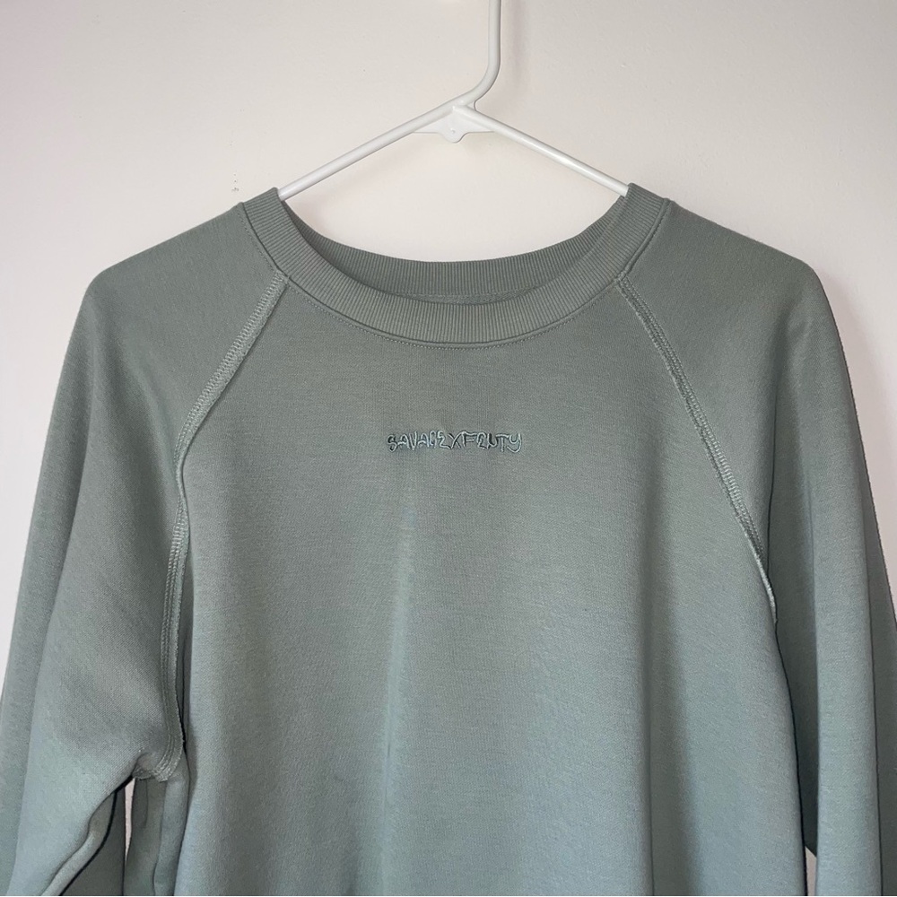 Savage x Fenty Green Sweatshirt - Picture 2 of 5